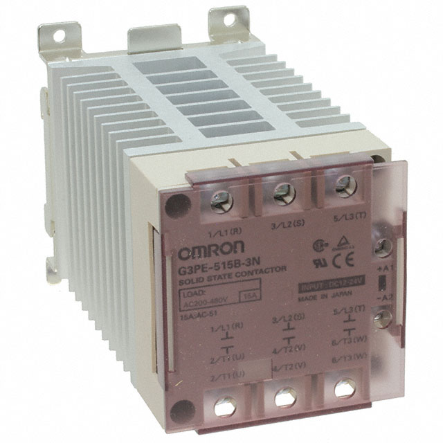 G3PE-225B-3N DC12-24 Omron Automation and Safety  Contactors (Solid State)