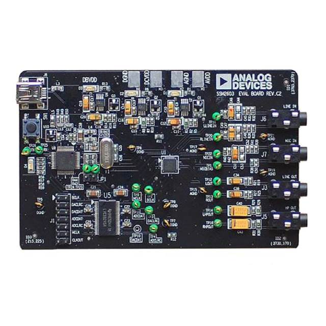 SSM2603-EVALZ Analog Devices Inc.  Cartes et kits d'évaluation et de démonstration