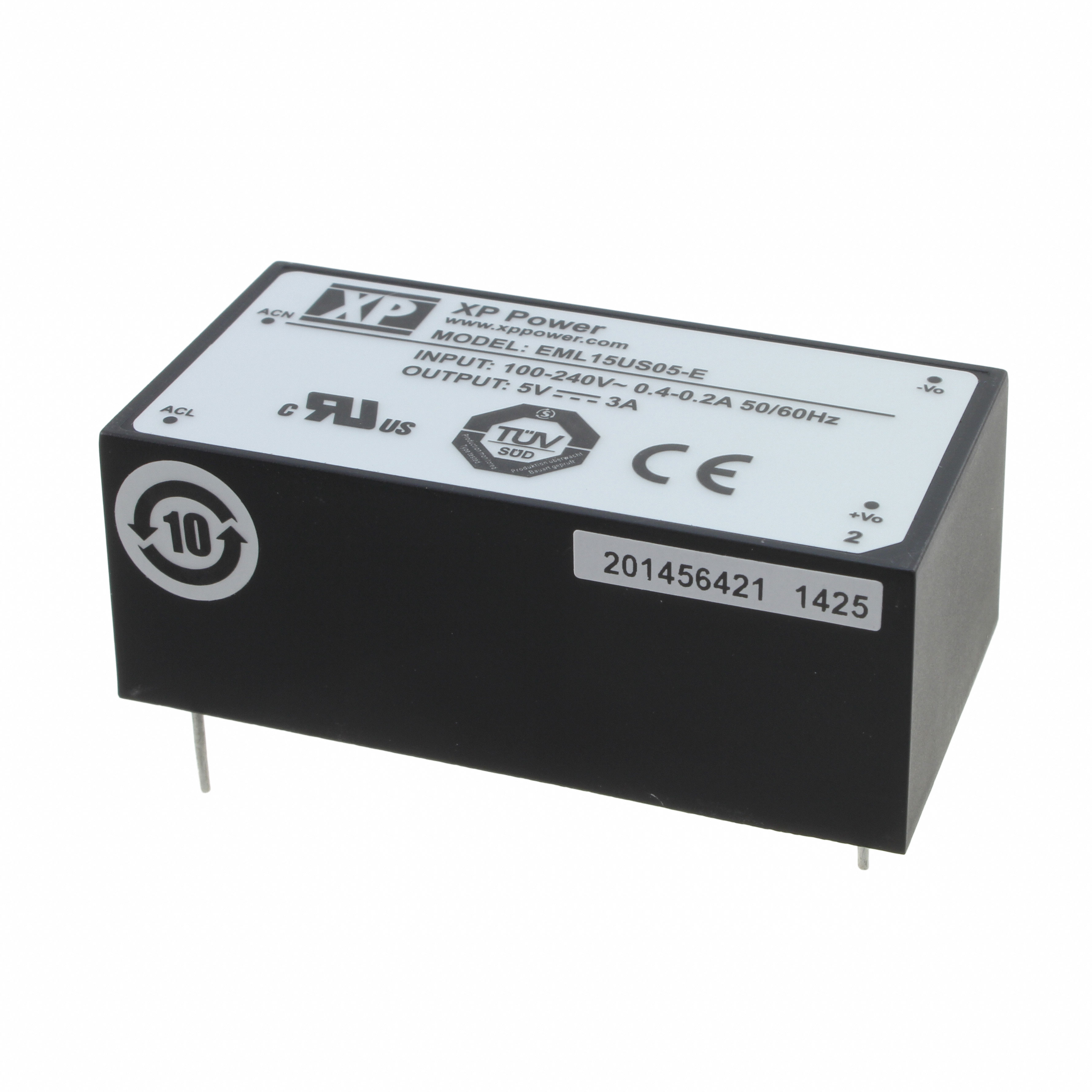 EML15US05-E XP Power  Convertisseurs CA/CC