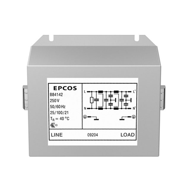 B84142B0025R000 EPCOS - TDK Electronics  Modules de filtrage de ligne électrique