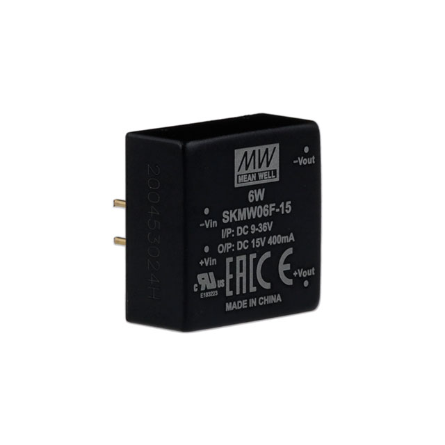 SKMW06F-15 MEAN WELL USA Inc.  Convertidores CC CC