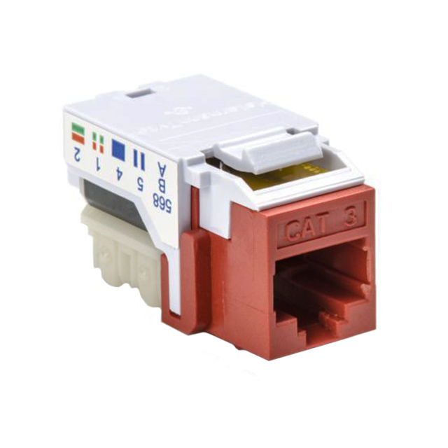 RJ45FC3-RED HellermannTyton  Keystone Inserts