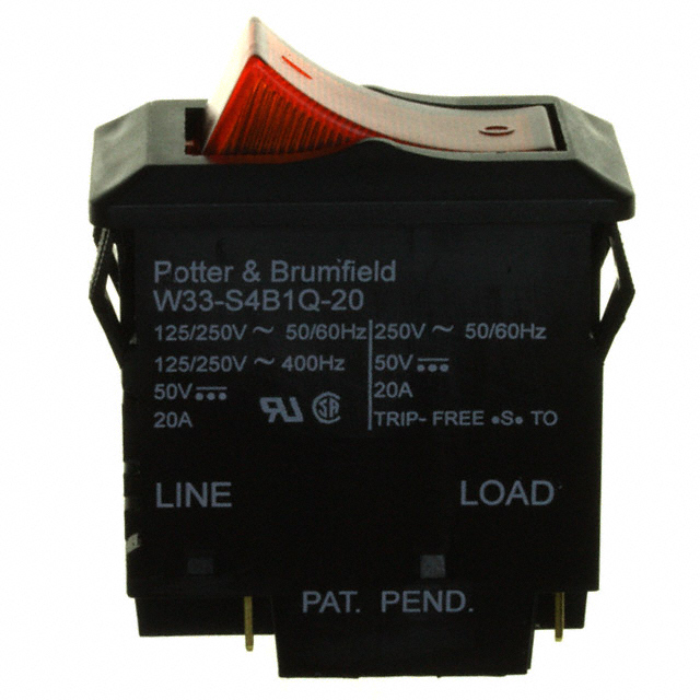 W33-S4B1Q-20 TE Connectivity Potter & Brumfield Relays Disjoncteurs