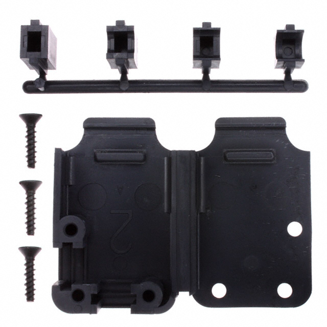 207470-1 TE Connectivity AMP Connectors  Capots de connecteurs D-Sub en forme de D