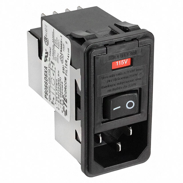 1-6609951-6 TE Connectivity Corcom Filters  Moduli di ingresso alimentazione (PEM)