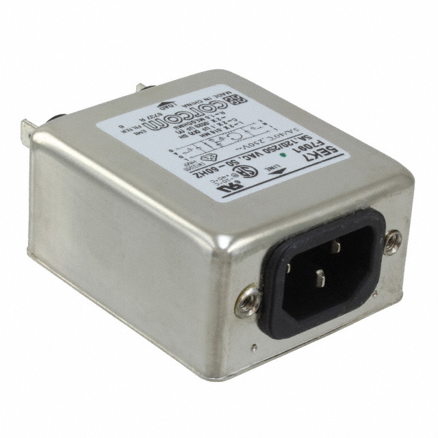 5EK7 TE Connectivity Corcom Filters  Modules de filtrage de ligne électrique