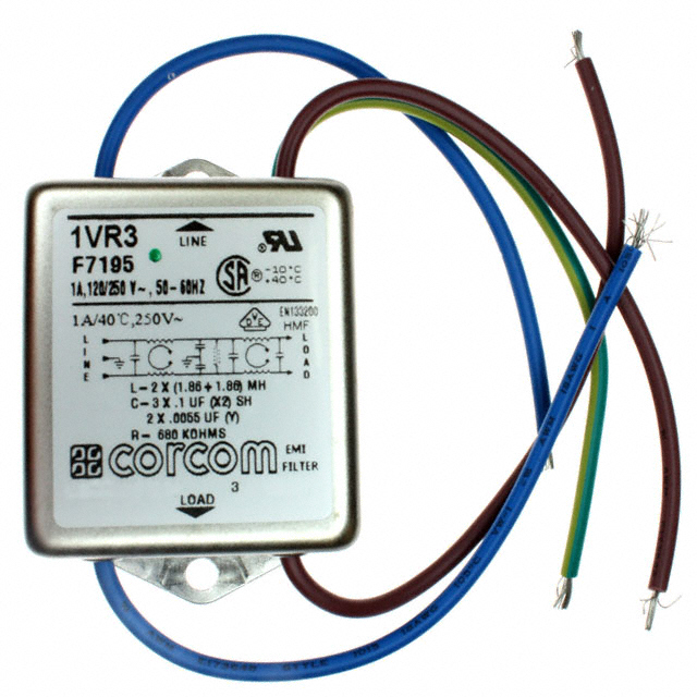 1VR3 TE Connectivity Corcom Filters  Netzfiltermodule