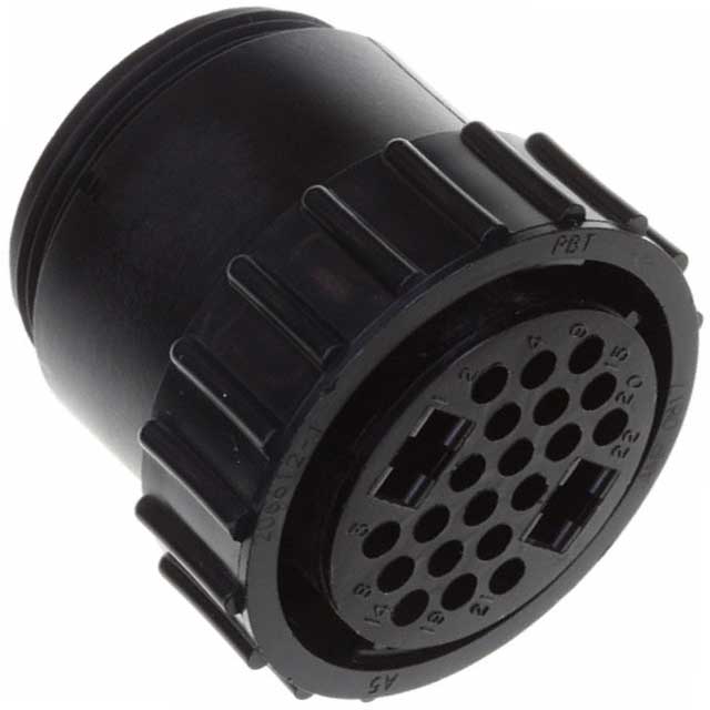 206612-1 TE Connectivity AMP Connectors  Rundsteckverbindergehäuse