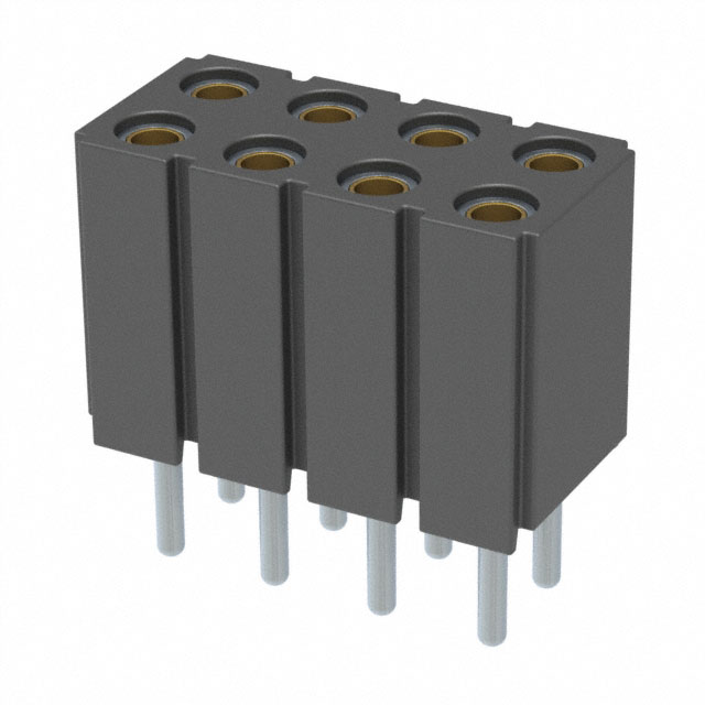 803-41-008-10-004000 Mill-Max Manufacturing Corp.  Headers Receptacles Female Sockets