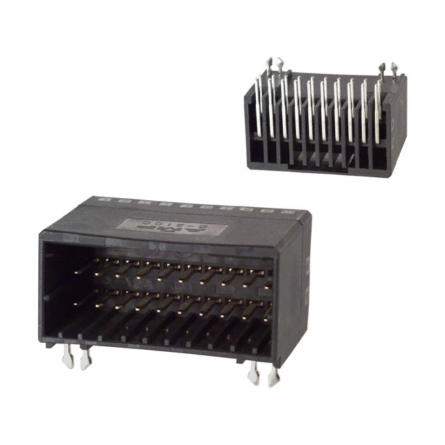 1376137-2 TE Connectivity AMP Connectors  Headers Male Pins