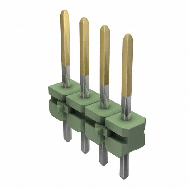 825433-4 TE Connectivity AMP Connectors  Headers Male Pins