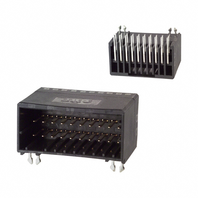 1376137-1 TE Connectivity AMP Connectors  Headers Male Pins