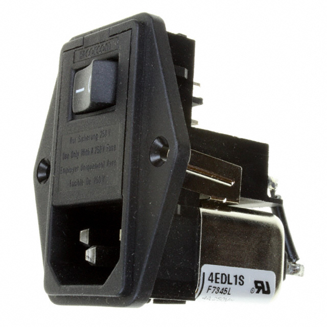 4EDL1SM TE Connectivity Corcom Filters  Moduli di ingresso alimentazione (PEM)