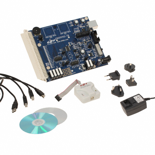 C8051F912DK Silicon Labs  Cartes d'évaluation DSP MCU intégrées