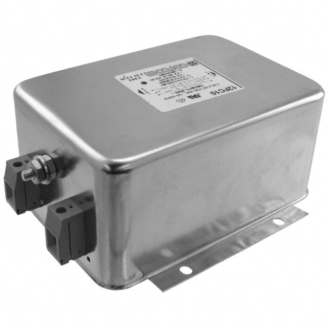 12FC10 TE Connectivity Corcom Filters  Modules de filtrage de ligne électrique