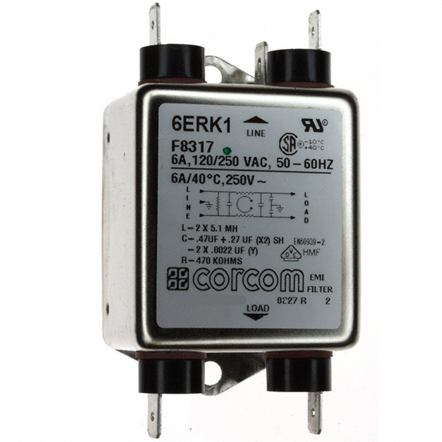 1-1609036-8 TE Connectivity Corcom Filters  Netzfiltermodule