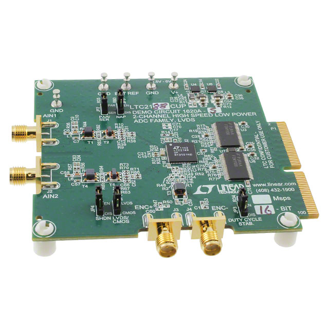 DC1620A-S Analog Devices Inc.  Cartes d'évaluation des convertisseurs analogique-numérique (CAN)