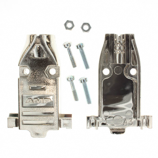 5745854-5 TE Connectivity AMP Connectors  Capots de connecteurs D-Sub en forme de D