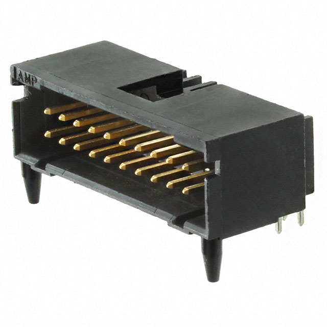 104319-2 TE Connectivity AMP Connectors  Embases à broches mâles