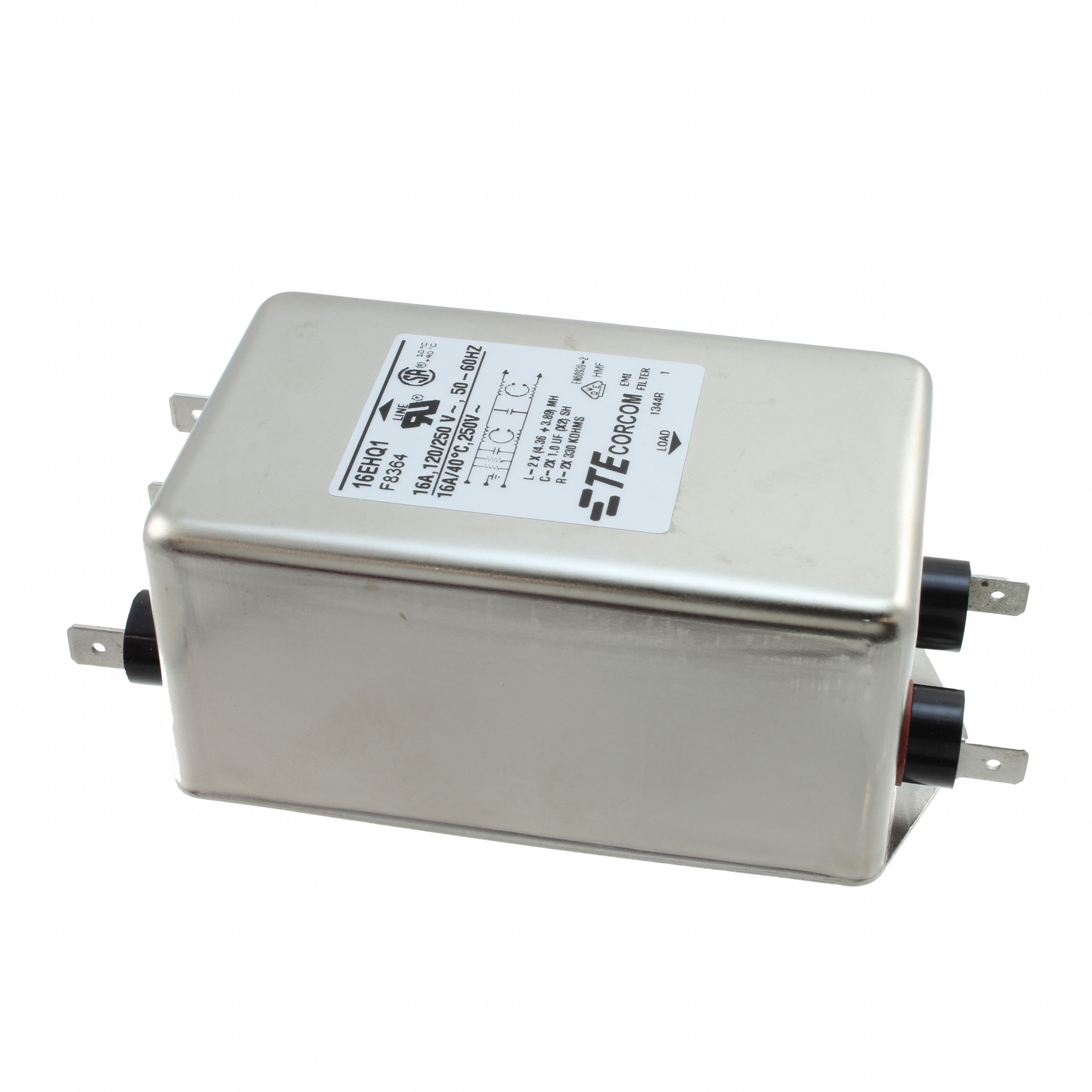 7-1609097-9 TE Connectivity Corcom Filters  Power Line Filter Modules