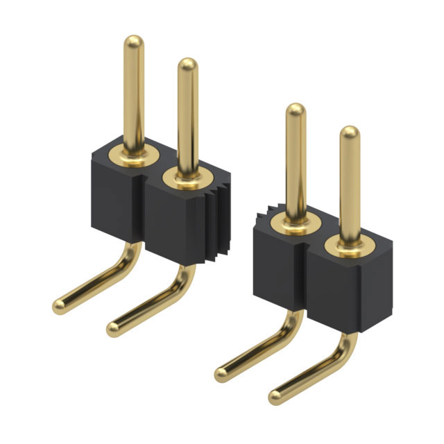 800-10-020-20-001000 Mill-Max Manufacturing Corp.  Embases à broches mâles