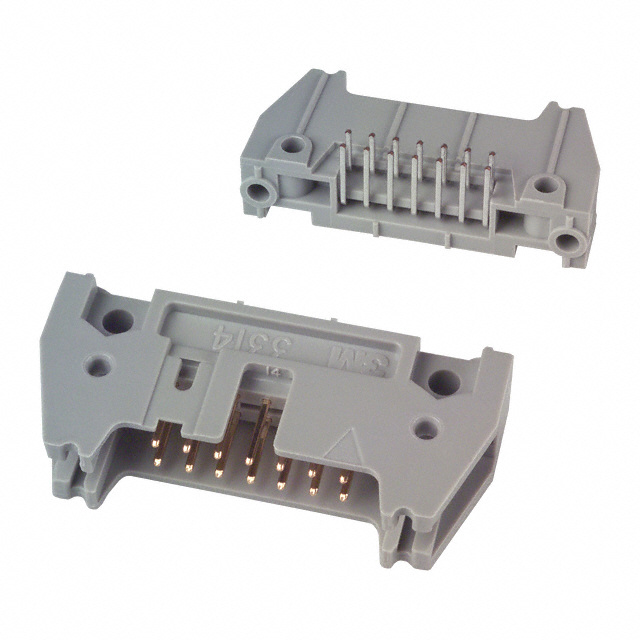 3314-5002 3M  Embases à broches mâles