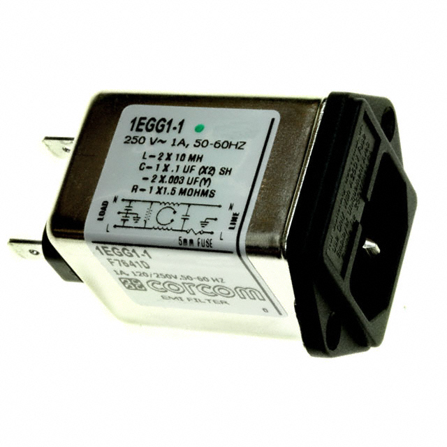 1EGG1-1 TE Connectivity Corcom Filters  Power Entry Modules (PEM)