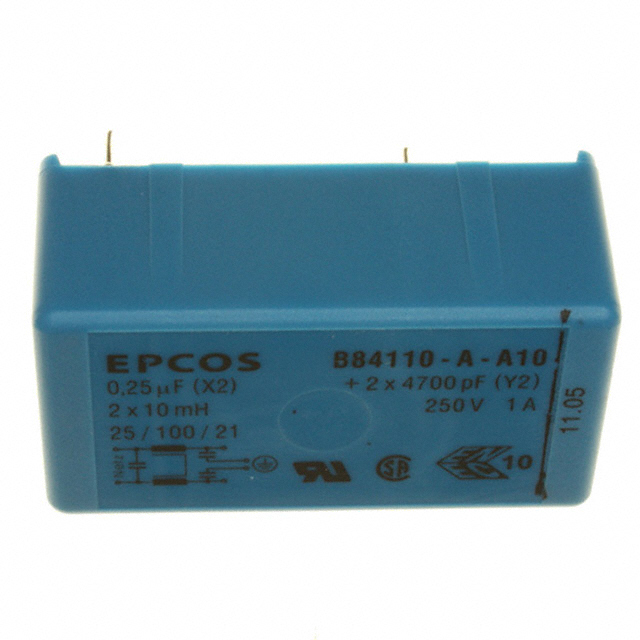 B84110A0000A010 EPCOS - TDK Electronics  Modules de filtrage de ligne électrique