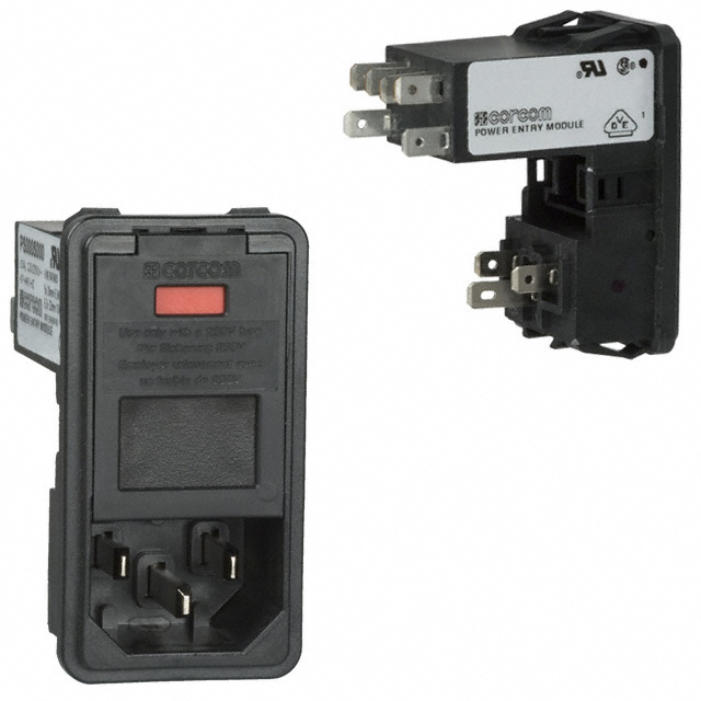 PS000S000 TE Connectivity Corcom Filters  Moduli di ingresso alimentazione (PEM)