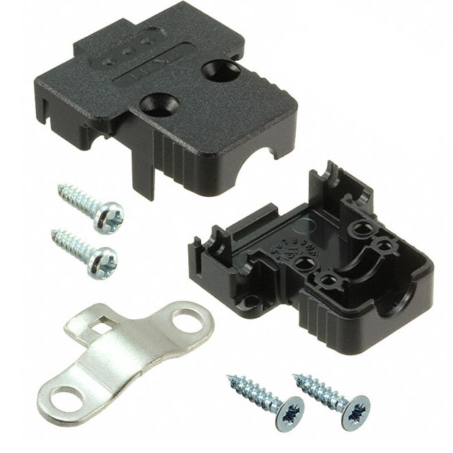 1731110019 Molex  Capots de connecteurs D-Sub en forme de D