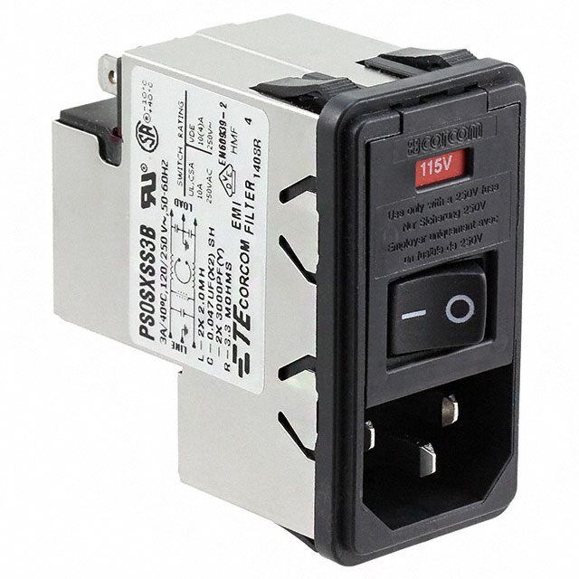 6-6609107-9 TE Connectivity Corcom Filters  Power Entry Modules (PEM)