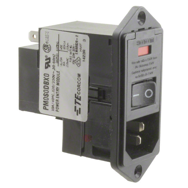 6-6609959-6 TE Connectivity Corcom Filters  Modules d'entrée d'alimentation (PEM)