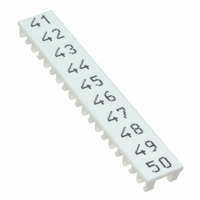 XW5Z-S2.5LB-41-50 Omron Automation and Safety  Bandes de marquage pour borniers