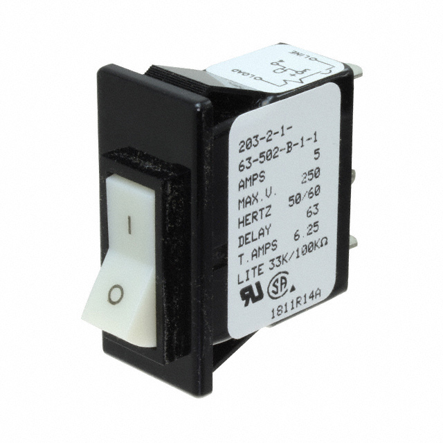 203-2-1-63-502-B-1-1 Sensata-Airpax Interruttori automatici