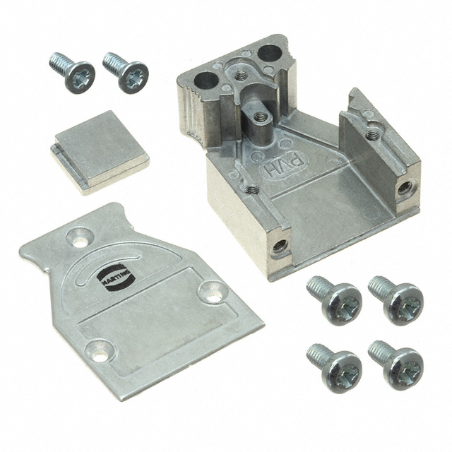 61030010022 HARTING  Capots de connecteurs D-Sub en forme de D