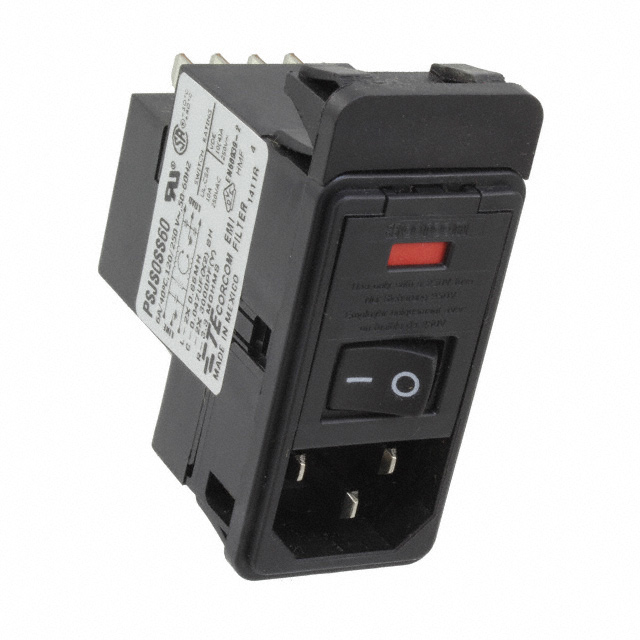 8-6609107-7 TE Connectivity Corcom Filters  Power Entry Modules (PEM)