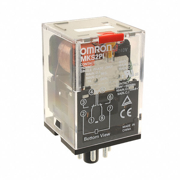 MKS2PI AC12 Omron Automation and Safety  Power Relays Over 2 Amps