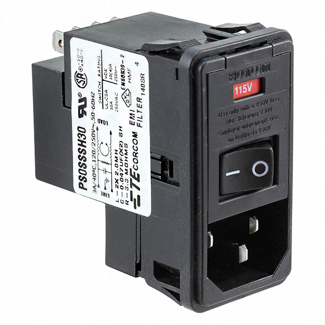 PS0SSSH30 TE Connectivity Corcom Filters  Power Entry Modules (PEM)