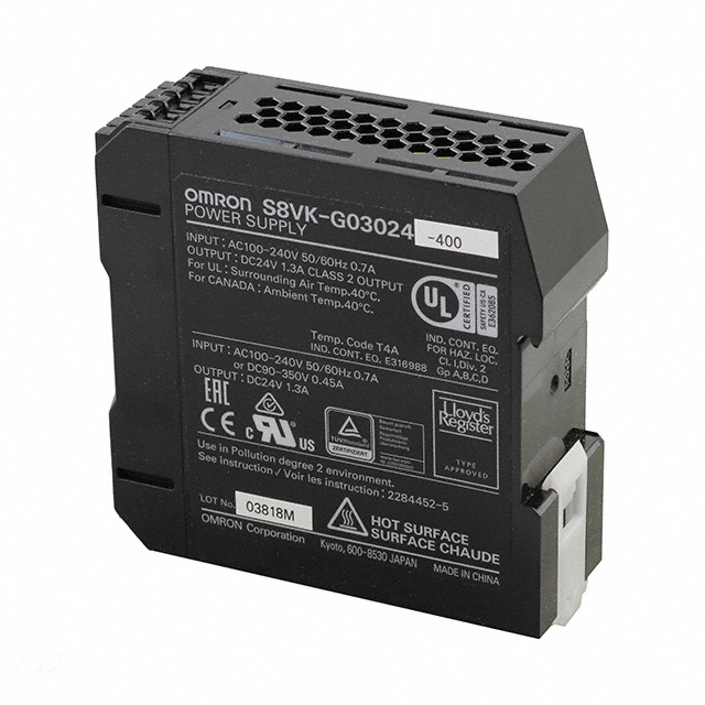 S8VK-G03024-400 Omron Automation and Safety  Alimentatori industriali su guida DIN