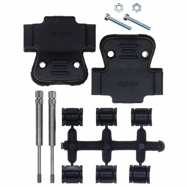 5745122-2 TE Connectivity AMP Connectors  Capots de connecteurs D-Sub en forme de D