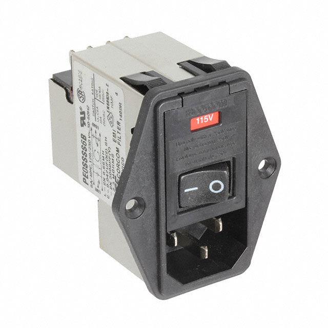 6609929-2 TE Connectivity Corcom Filters  Moduli di ingresso alimentazione (PEM)