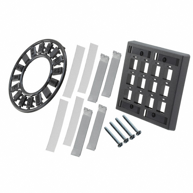 558086-2 TE Connectivity AMP Connectors  Marcos de placas frontales Keystone