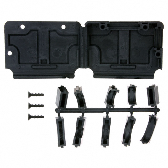 207473-1 TE Connectivity AMP Connectors  Capots de connecteurs D-Sub en forme de D