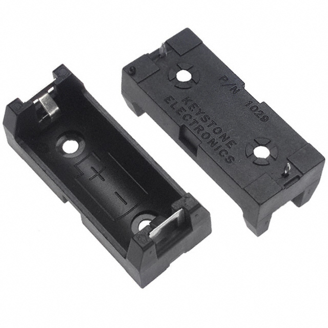 1029 Keystone Electronics  Supports de batterie, clips, contacts