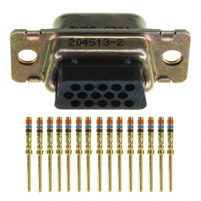204513-2 TE Connectivity Aerospace, Defense and Marine  D-Sub Connector Assemblies