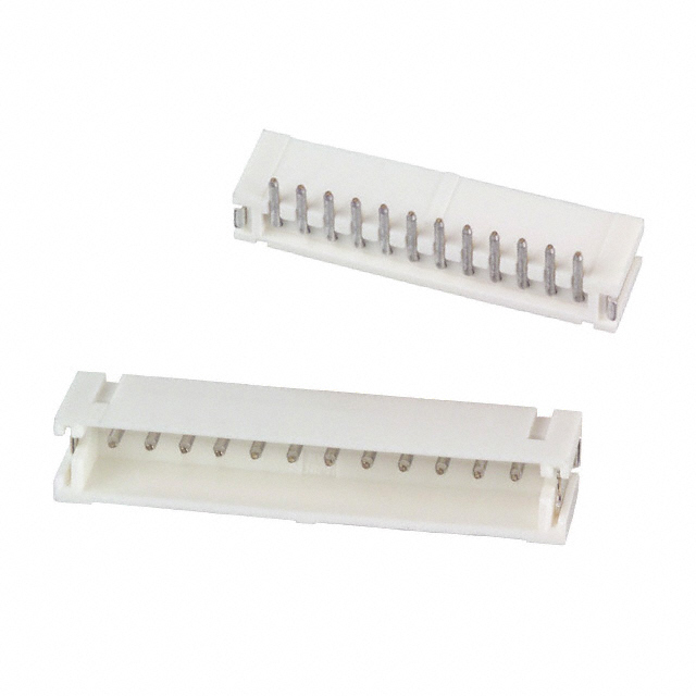 B12B-ZR-SM3-TF JST Sales America Inc.  Headers Male Pins