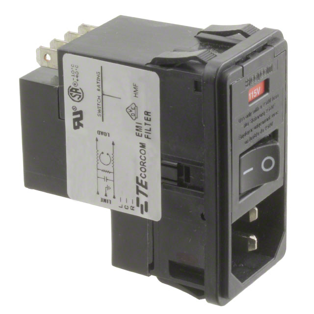 1-6609106-3 TE Connectivity Corcom Filters  Moduli di ingresso alimentazione (PEM)