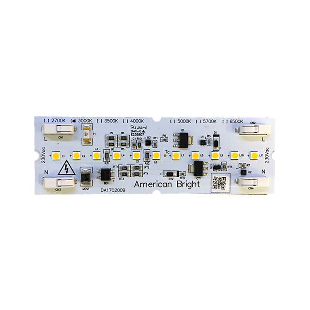 AB-GES-L10206W504T1 American Bright Optoelectronics Corporation  Éclairage LED - Modules de moteurs COB Bandes
