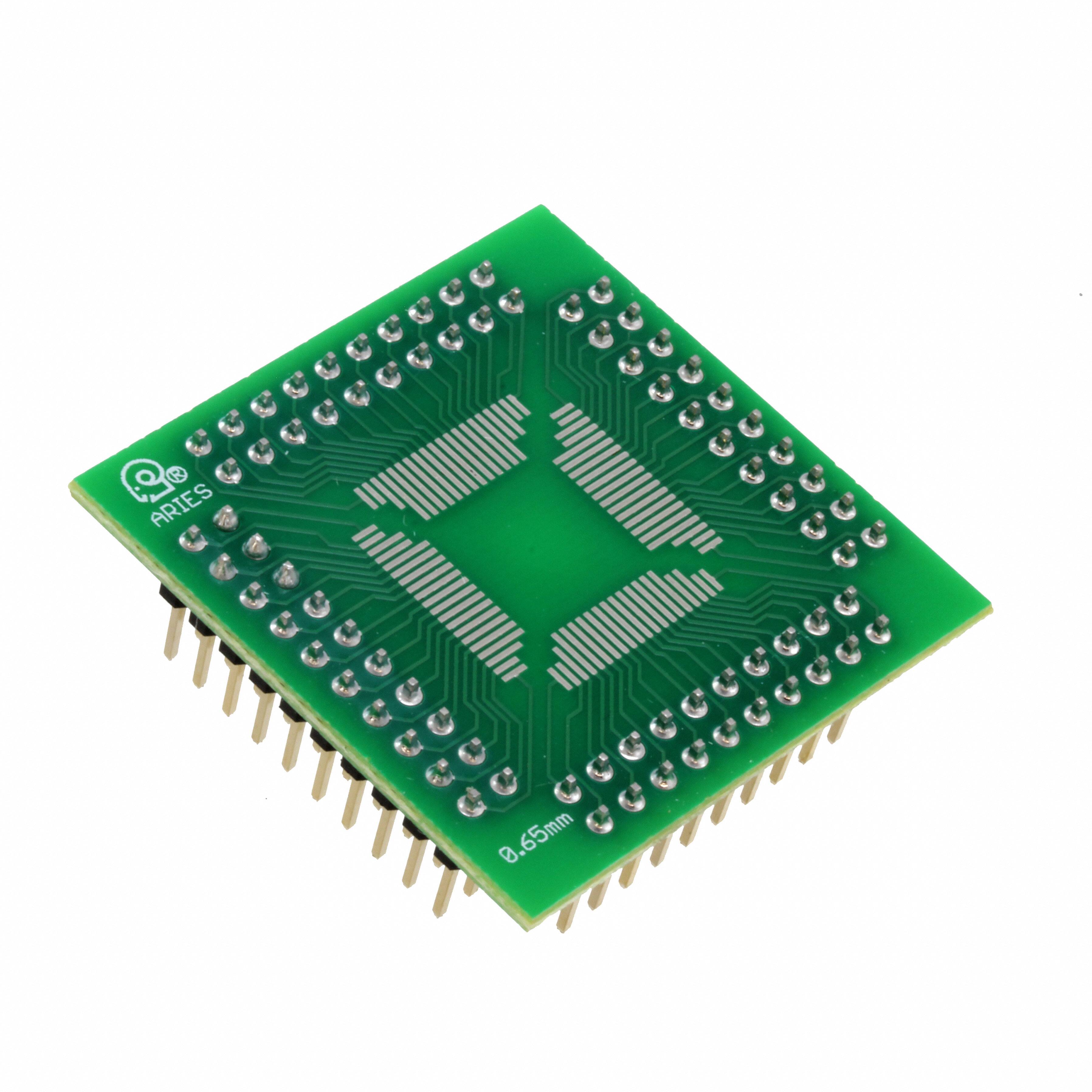 LCQT-QFP0.65-80 Aries Electronics  Adaptateurs de prise