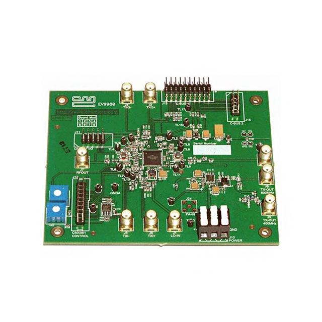 EV9980 CML Microcircuits  Cartes de kits d'évaluation et de développement RF